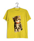 Pets Aaramkhor Specials Cats Cat Image Custom Printed Graphic Design T-Shirt for Women